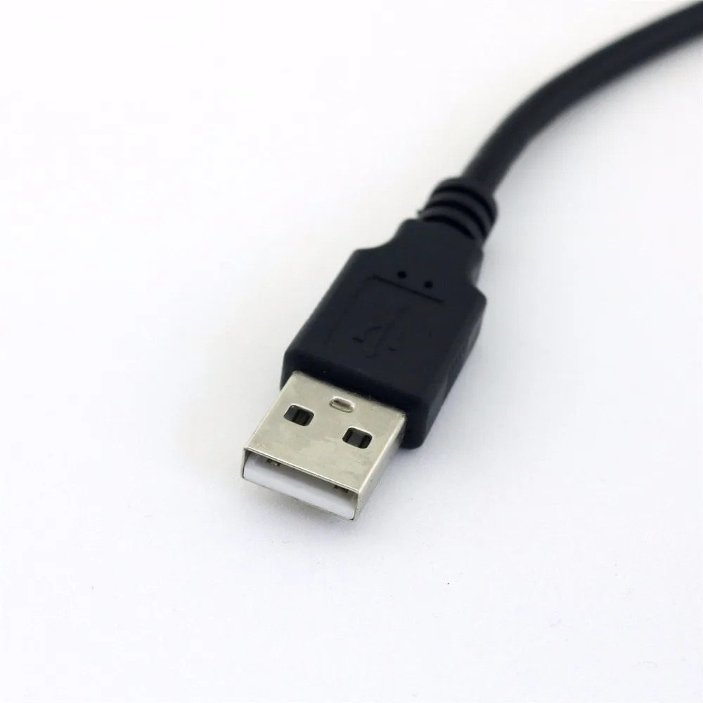 Cabo adaptador usb 2.0 macho a para impressora, cabo adaptador usb 2.0 b macho de alta velocidade preto 30cm 1 peça