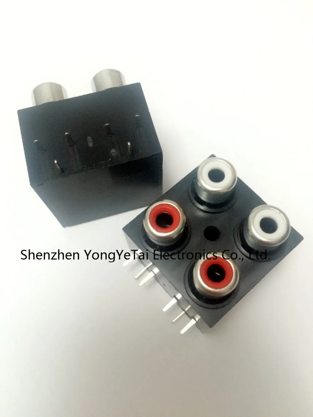 YYT 4PCS AV-8.4-12 socket RCA Cinch seat audio and video signal receptacle outlet seal type 4 holes