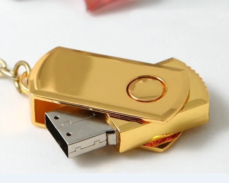 Chiavetta usb 4GB argento grasso 8GB oro metallo 16GB chiave pendrive 32GB 64GB flash memory drive regalo u disco pen drive vendita calda regalo