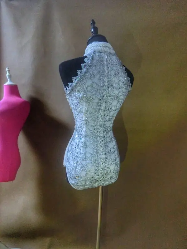 Fashion Shining Sexy Summer Gold Rhinestones Tassel Bodysuit Celebrate Outfit Dance Wear Party Costume Singer Dance Clothes