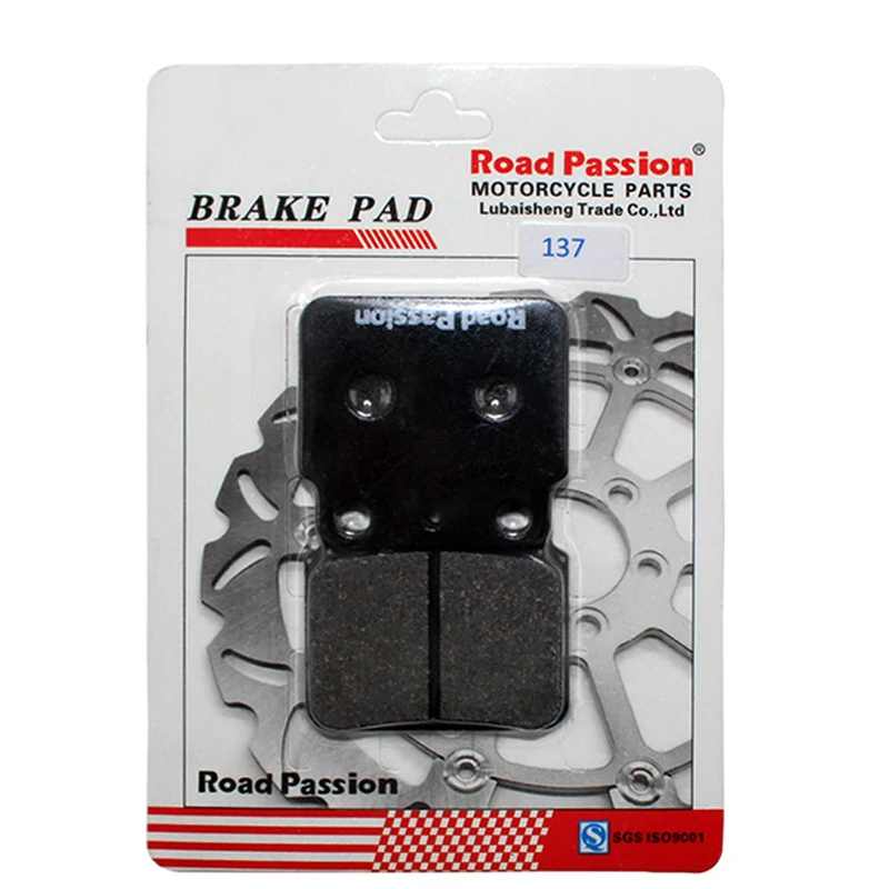 Road Passion Motorcycle Rear Brake Pads For SUZUKI LT-Z LTZ 400 LTZ400 K / Z Quadsport 03-13 LT-R LTR 450 LTR450 Quadracer 06-11