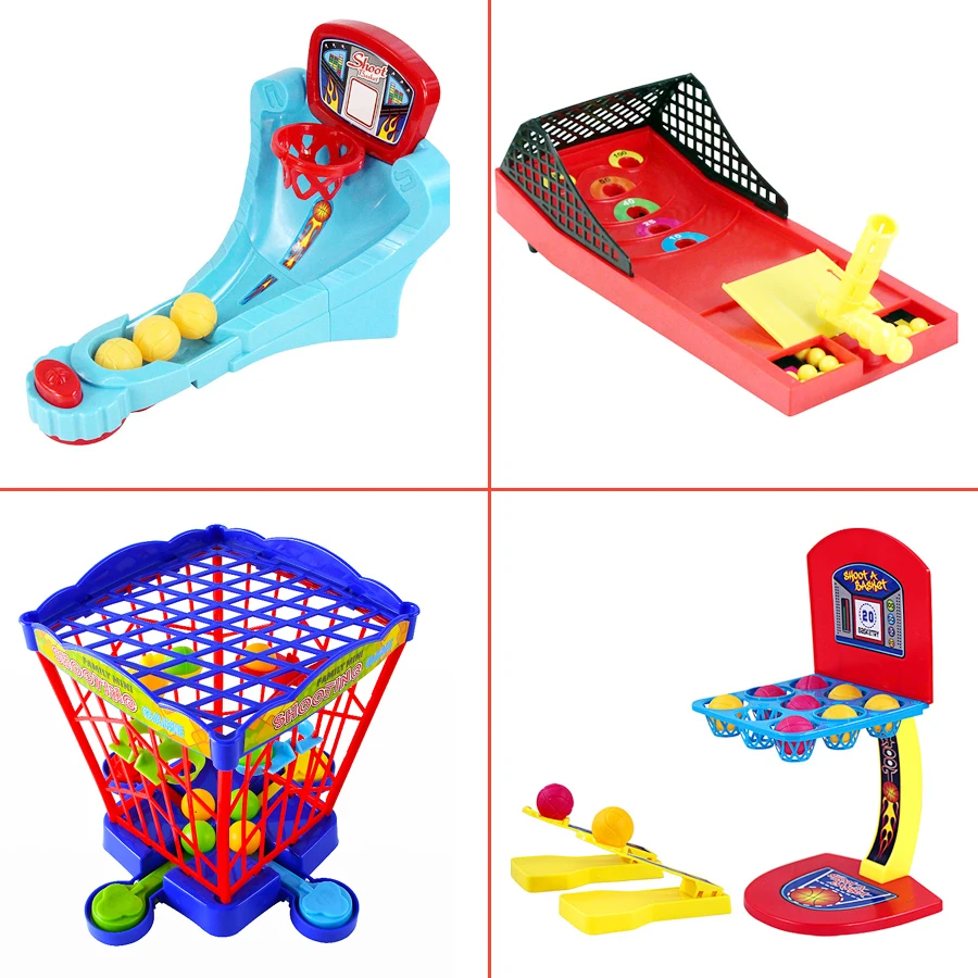 

4 Styles Family mini shooting game Parent-Child Family Fun Mini Basket Game Toy Desktop Game Educational sport toys for kids