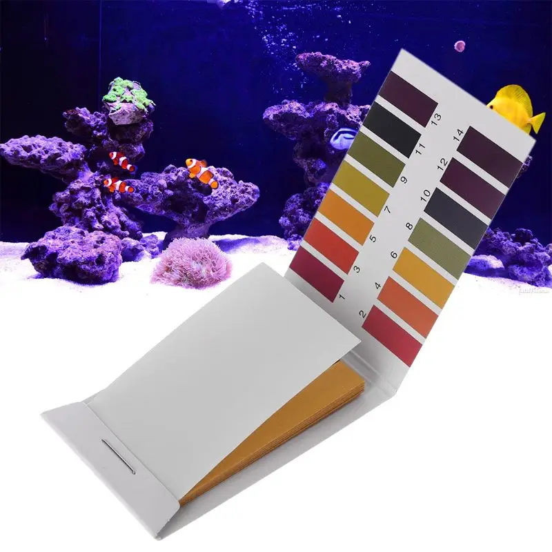 1-14 PH Tropical Aquarium Cold Water Fish Tank Testing Kit 80 Test Paper Dec-26A