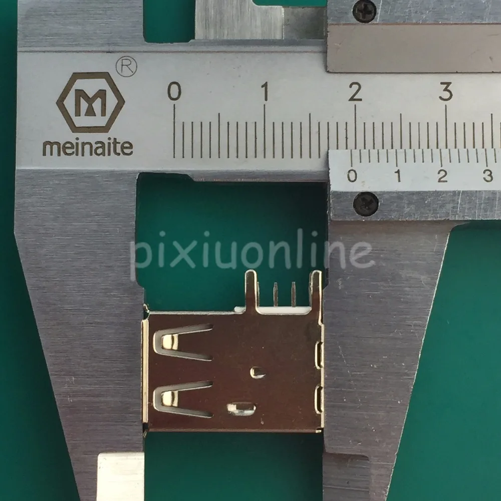 5pcs G58Y USB 2.0 4Pin A Type Female Socket Connector Side Pin Data Transmission Charging