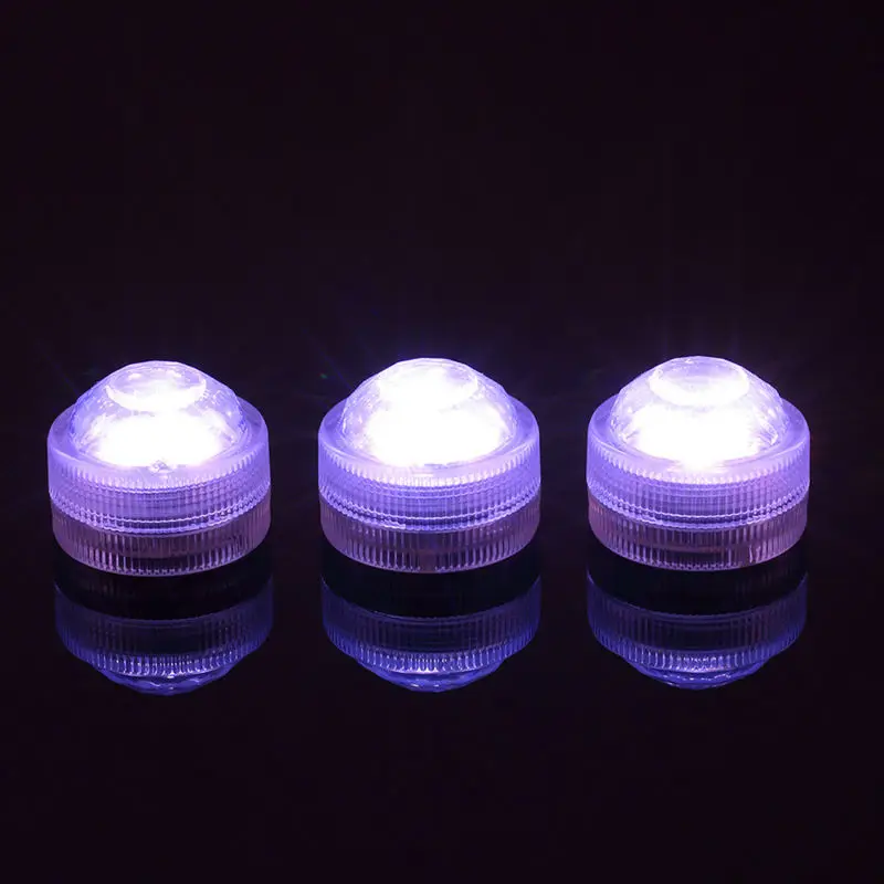 

10pcs/Lot Super Bright 3LED Submersible LED Floralyte Light Waterproof LED Mini Party Light For Wedding Party Events Decoration