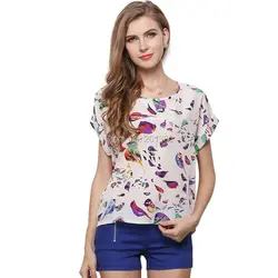 chiffon women blouses tribal print 2019 summer blusas body blouse Tops shirt style