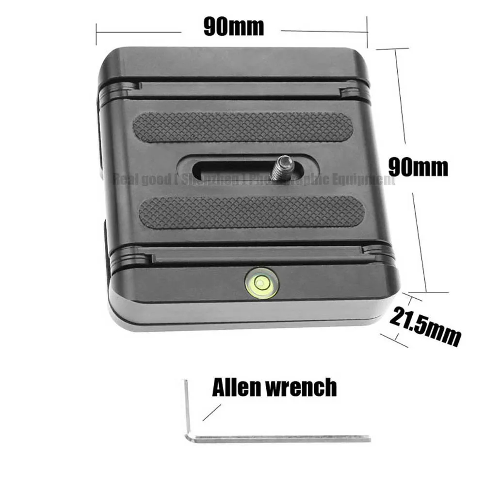 Tripé dobrável de alumínio com placa de liberação rápida, solução para câmera de estúdio fotográfico