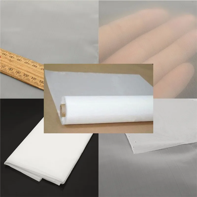 Durable Quality White Nylon Filtration Sheet 200 Mesh Water Oil Industrial Filter Cloth 1mx1m 40-Inch Vacuum Cleaner Parts