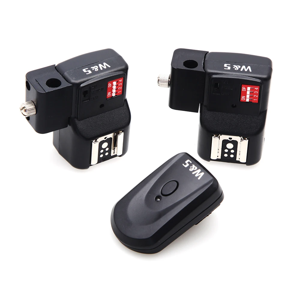 16 kênh Wireless/Radio Flash Kích Hoạt + Umbrella Chủ + 2 Receivers Cho Canon Nikon DSLR Máy Ảnh Đồng Bộ Đèn Flash