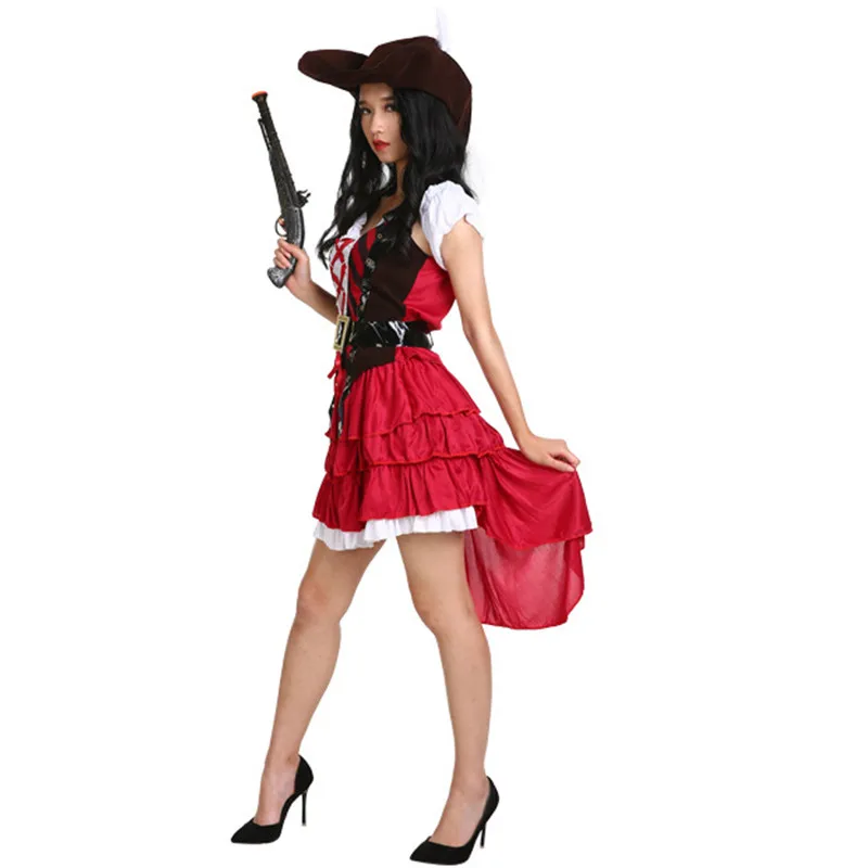 女性のためのハロウィーンの海賊の衣装、女性の戦士のコスプレ、プリムパレード、仮面舞踏会のパーティードレス、ナイトクラブバーのロールプレイ、カーニバルのパーティードレス