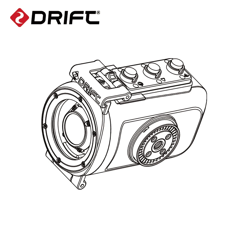 Drift Action Sports Camera 60M Waterproof Housings Case for Ghost 4K PLUS and Ghost X Action Camera