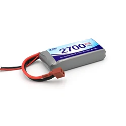 ZDF Rc Lipo Battery 2S 7.4V 2700mah 20C Max 40C for Wltoys 12428 12423 1:12 RC Car Spare parts