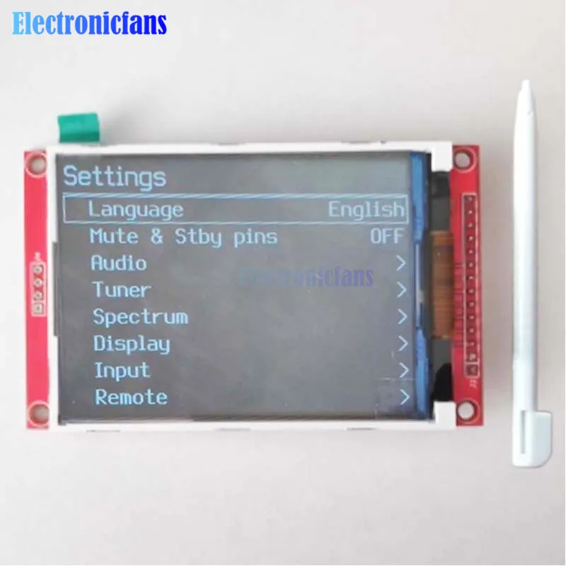 3.2 inch 320*240 TFT LCD Module Display Screen with Touch Panel Driver IC ILI9341 240(RGB)*320 SPI Interface (9 IO) for MCU