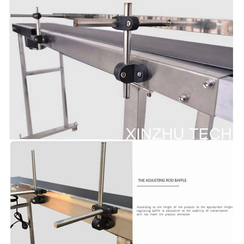 High Quality Inkjet Printer Conveyor 60W 1500mm*350mm*750mm Conveying Table Band Carrier Belt Conveyor For Bottles/Bag/Sticker