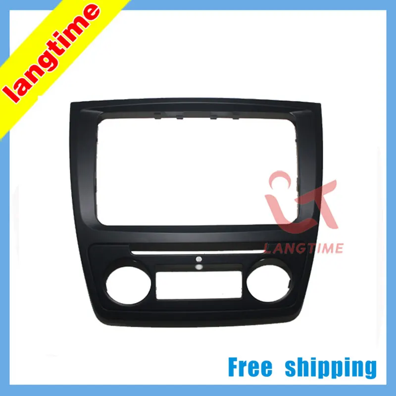 

Free shipping--Car refitting DVD frame,DVD panel,Dash Kit,Fascia,Radio Frame,Audio fascia for Skoda yeti (Auto AC)