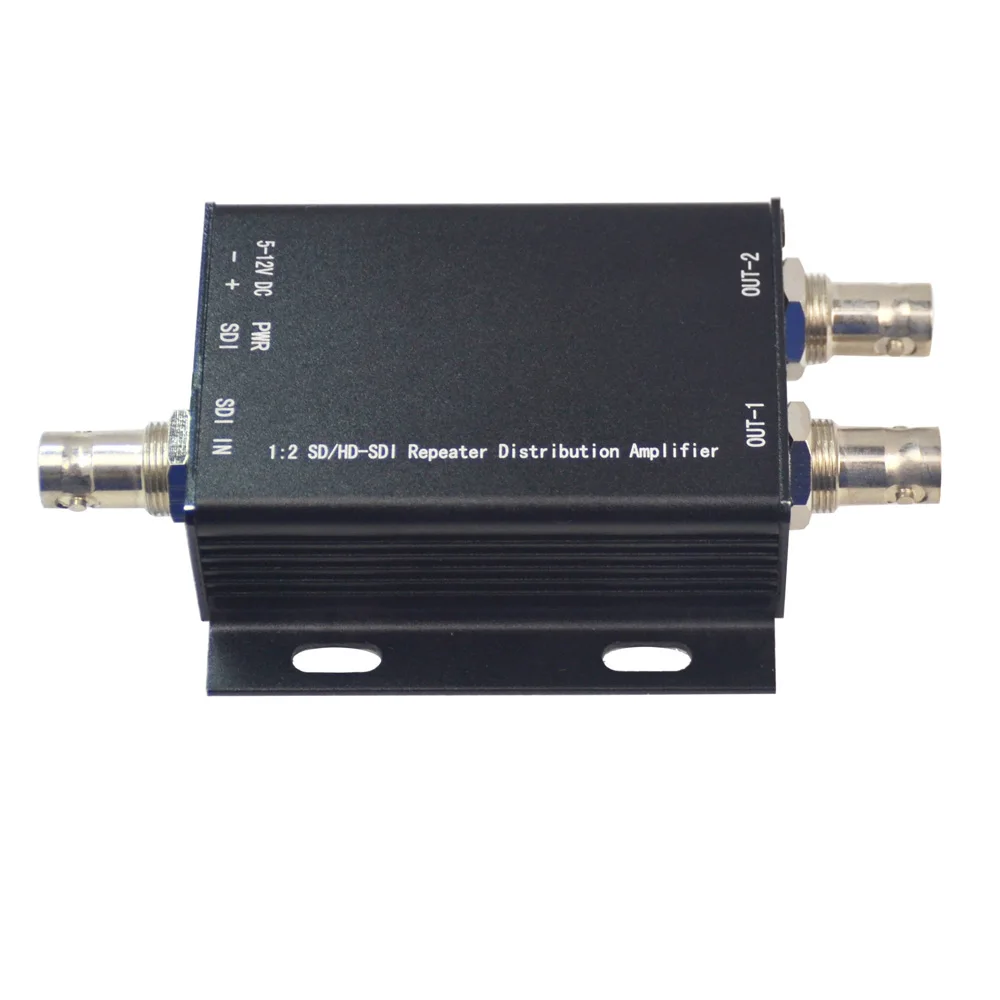 HD-SDI amplifier repeater 1in 2 out, HD-SDI 3G-SDI Video Splitter Extender Adapter Distribution up to 400M