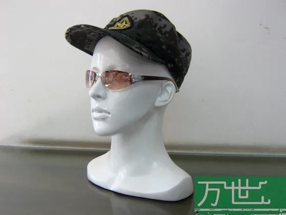 

Free Shipping!! Top Level Mannequin Fiberglass Head Manikin Female Head Mannequin Fashionable