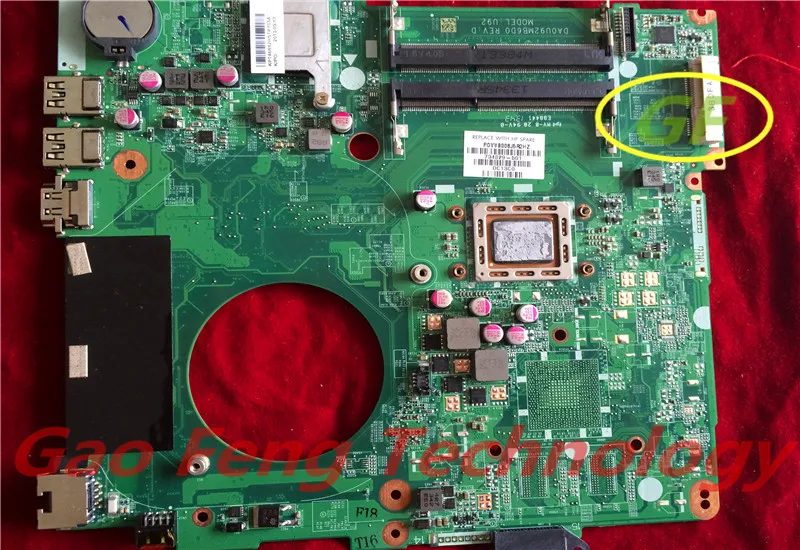 Laptop Motherboard FOR HP for PAVILION TOUCHSMART 15-N MOTHERBOARD 734829-001 734829-501 DA0U92MB6D0 A8-4555M 100% Test ok