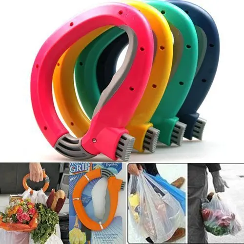 1Pcs New One Trip Grip Shopping Grocery Bag Grip Holder Handle Carrier Tool