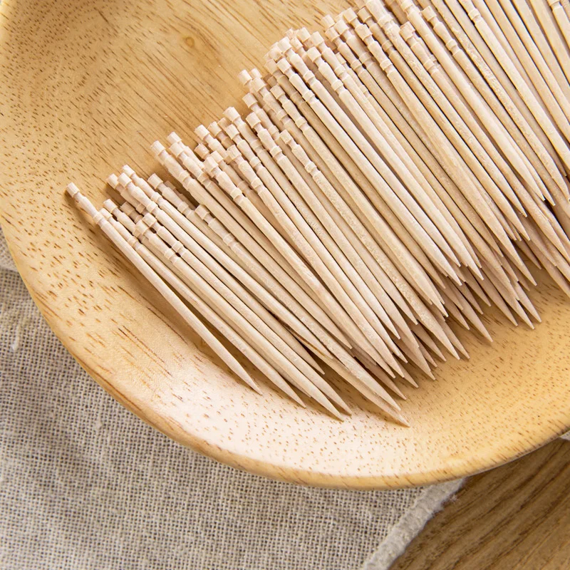 Disposable Wood Toothpick Restaurants Toothpicks Decorative Wooden Toothpicks Wood Tooth Picks