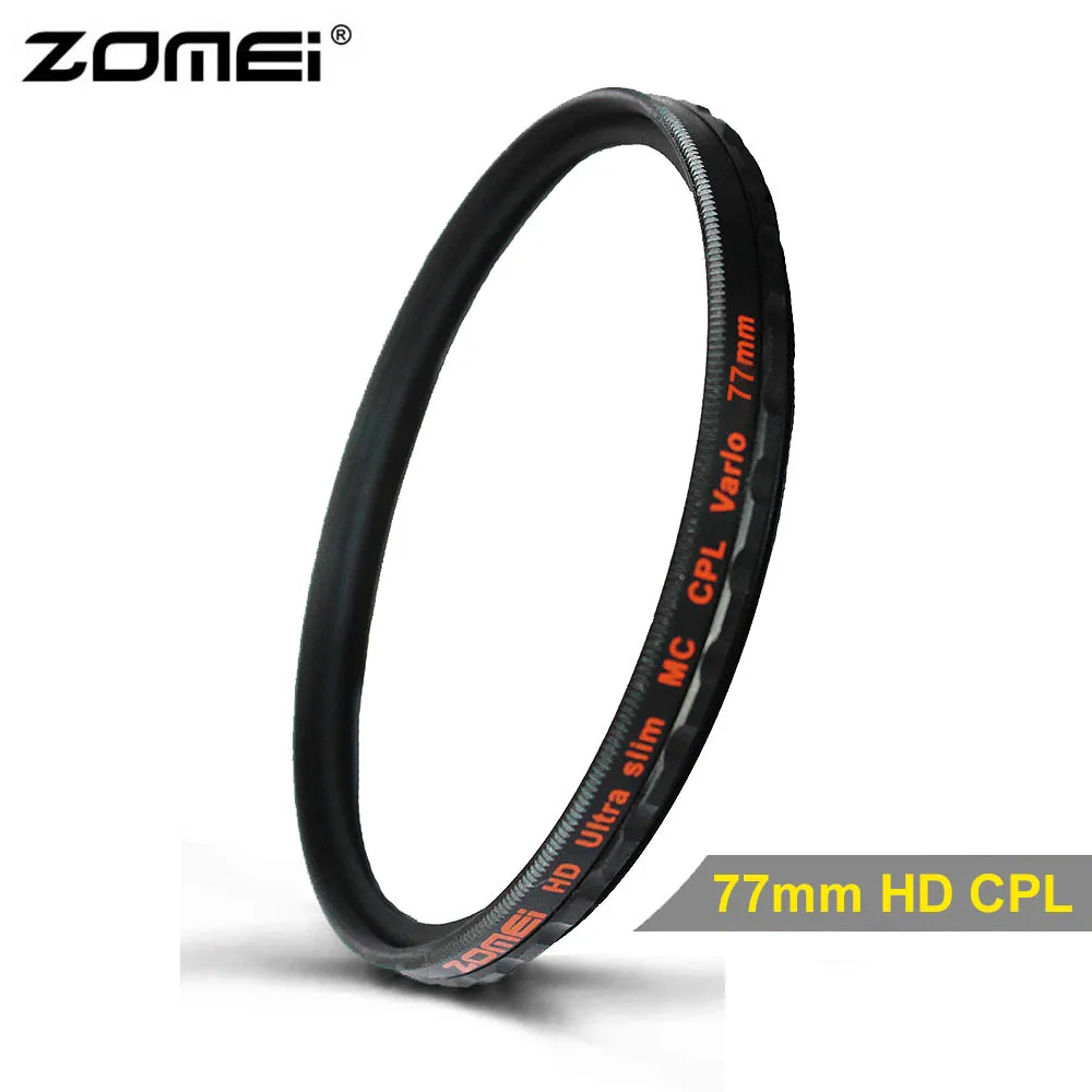 

Zomei 77mm CPL Filter Multi-Coated MC HD Pro Optical Glass Circular Polarizer Lens Filter For Canon Nikon Sony Pentax Olympus