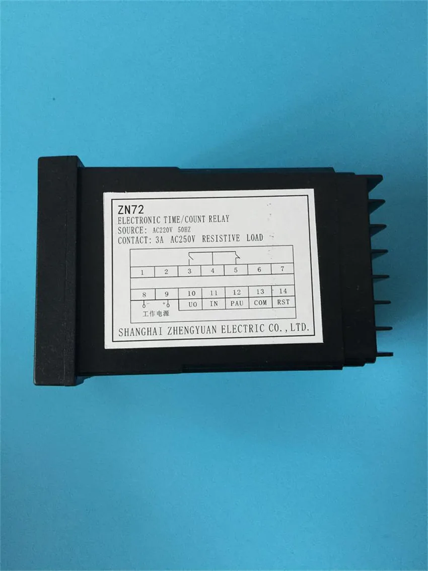 Intelligent instrument time relay counter timers ZN72 HB72 tachometer with reversible counter accumulator