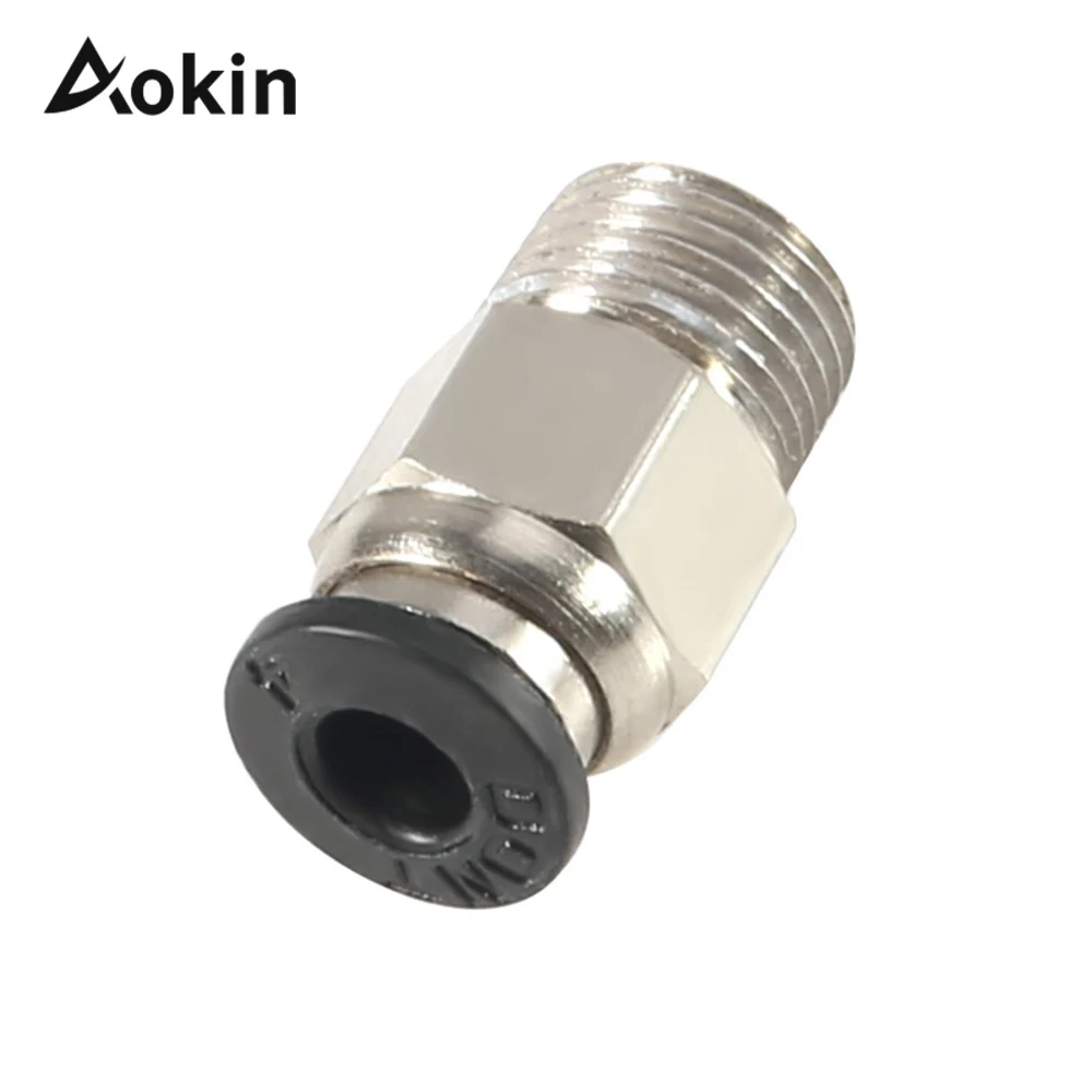 Pneumatic Connector Pc4-01 1.75mm 3mm Ptfe Tube Quick Coupler For E3d V6 For J-head Fittings Hotend Fits For 3d Printer Parts