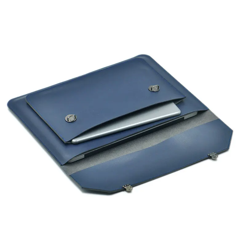 Double Layer Briefcase Style Laptop Bag Cover,Microfiber Leather NoteBook Sleeve Case For Surface Go/Pro6 12.3\