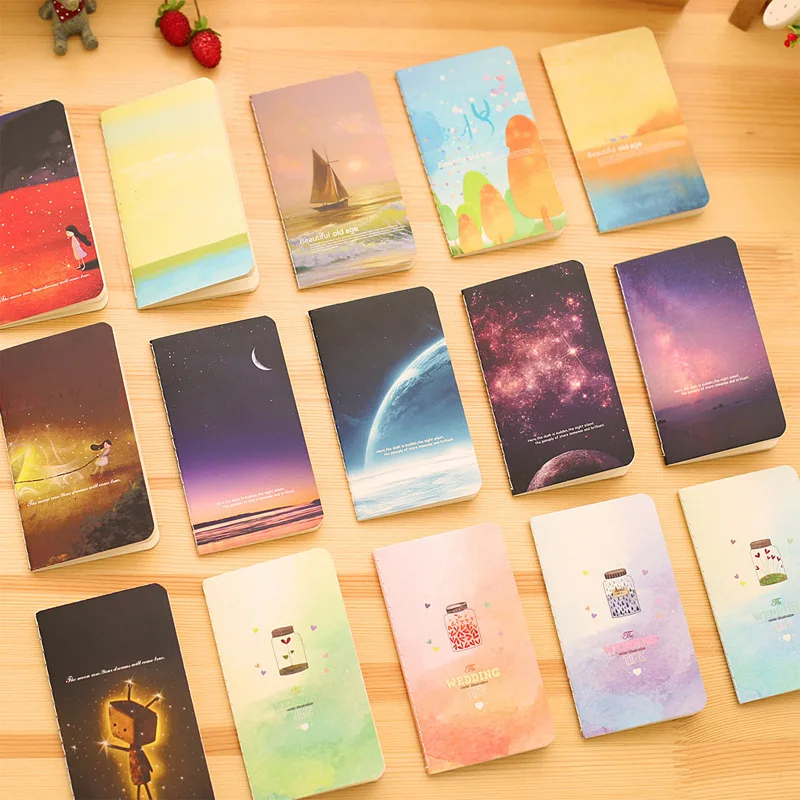 Korean stationery aesthetic wind 80k car line this portable notebook small gifts wholesale