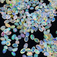 CSJ 100% Genuine Natural Opal Loose Gemstone Oval Cut for Diy Jewelry 925 Silver Gold Fine Cutting Gem
