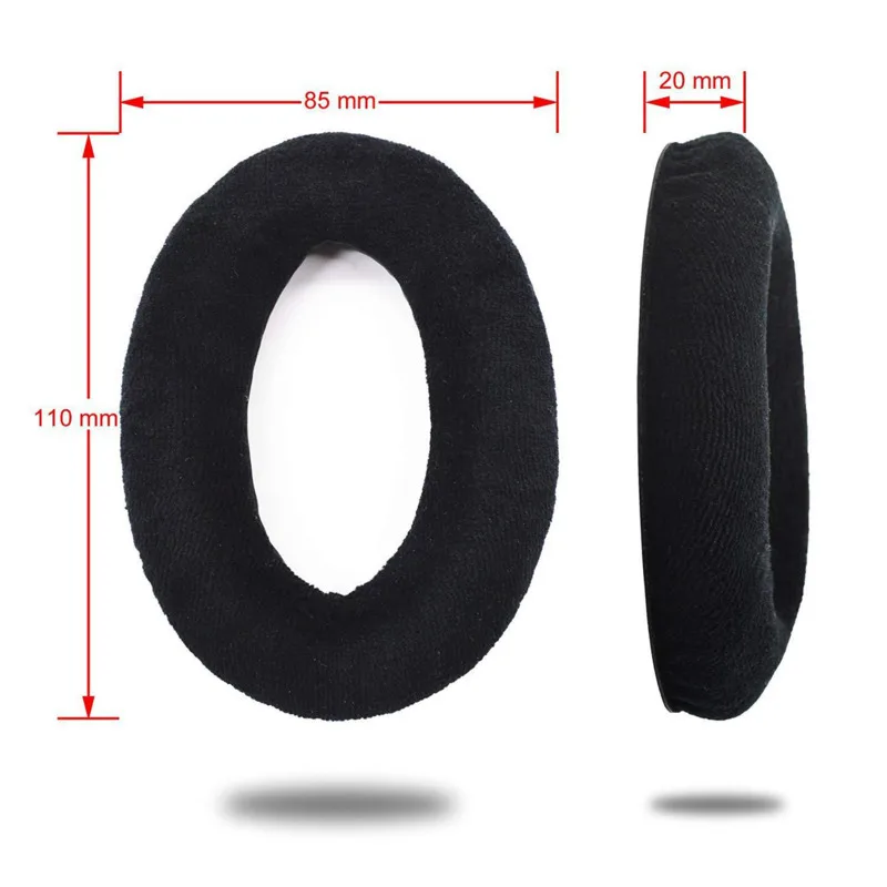 Pair of Ear Pads For Sennheiser HD598 HD595 HD558 HD555 HD515 PC360 Headphones Earpads Soft Touch Leather Sponge Foam Earmuffs