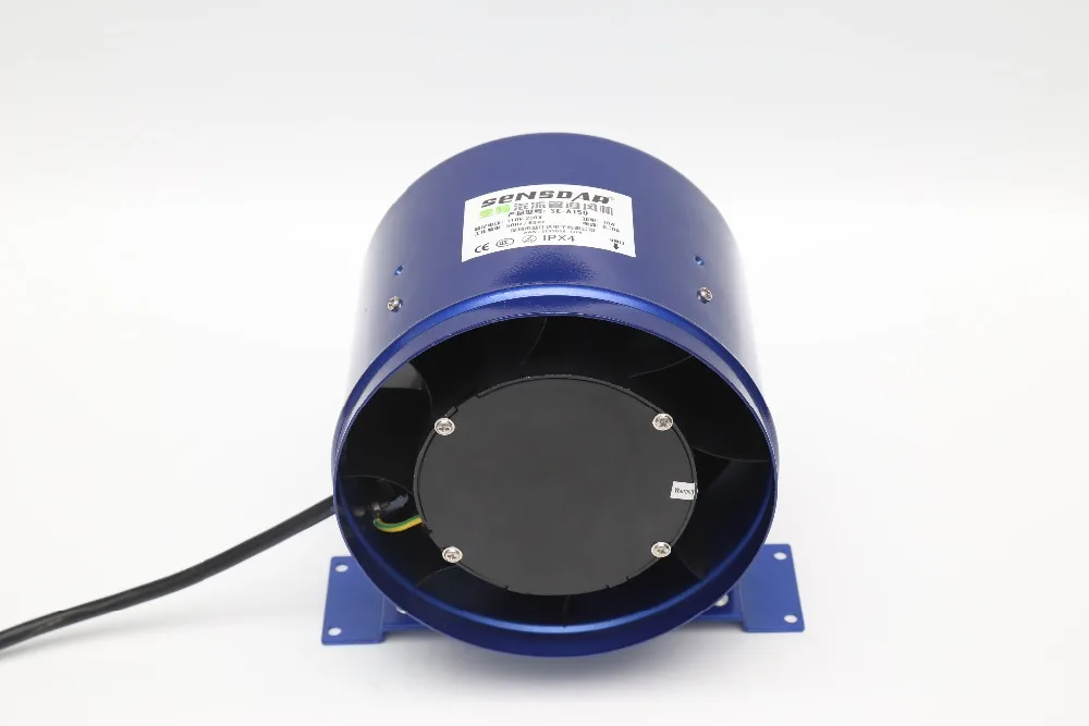 6'' 150mm diameter Duct inline mixed Fan with Speed Controller DC inverter motor 5000rpm 120v-240v