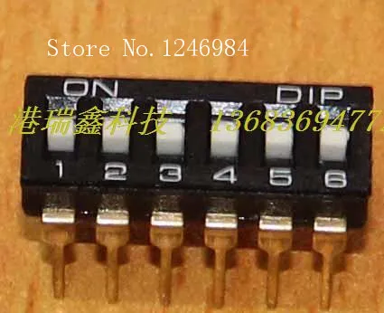 

[SA]Taiwan Huanda DIP switch DIP switch DIP switch combination NDI-06 Original--100PCS/LOT