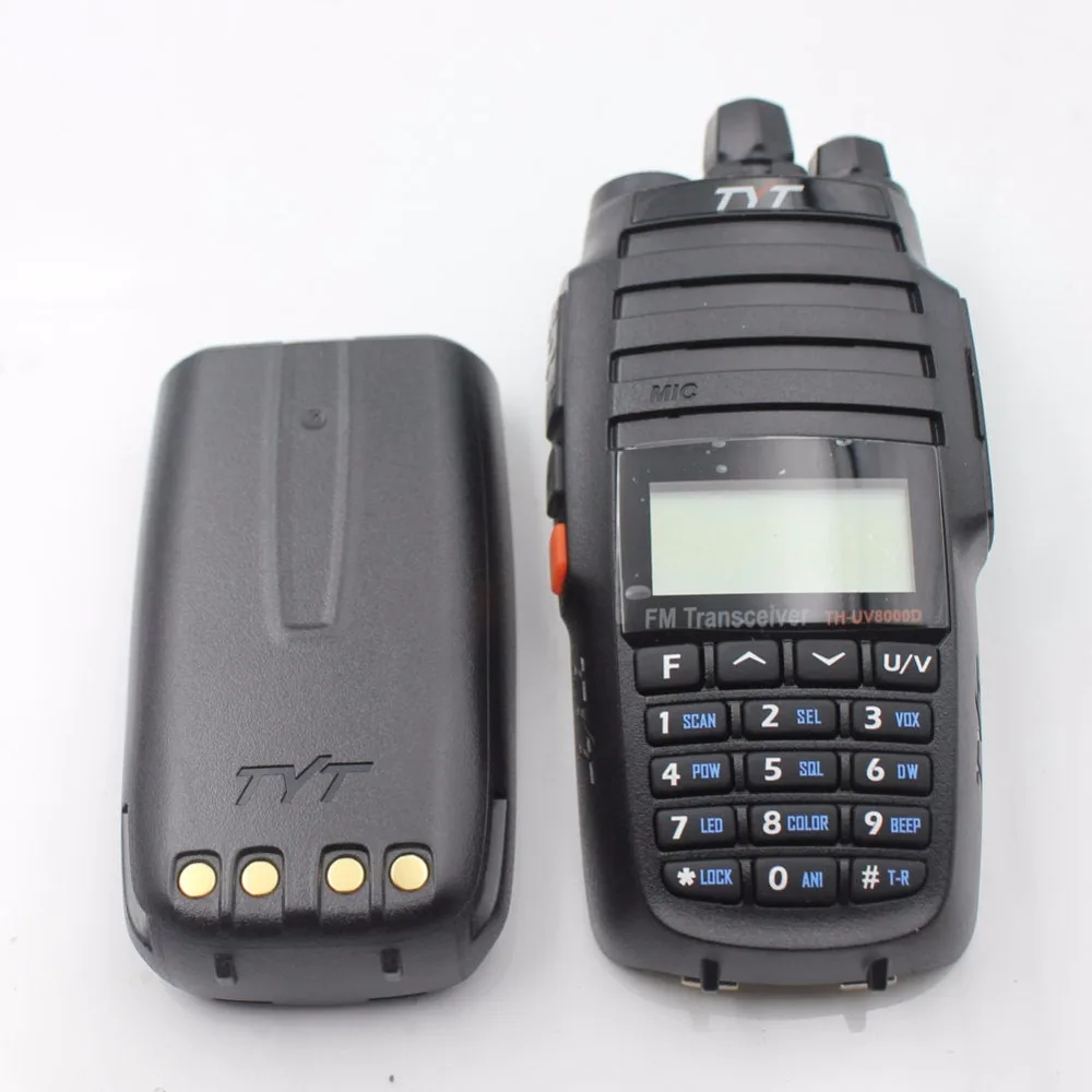 TYT TH-UV8000D Dual Band UV 136-174&400-520MHz Handheld Transceiver with 3600MAH Battery 10W Two Way Radio