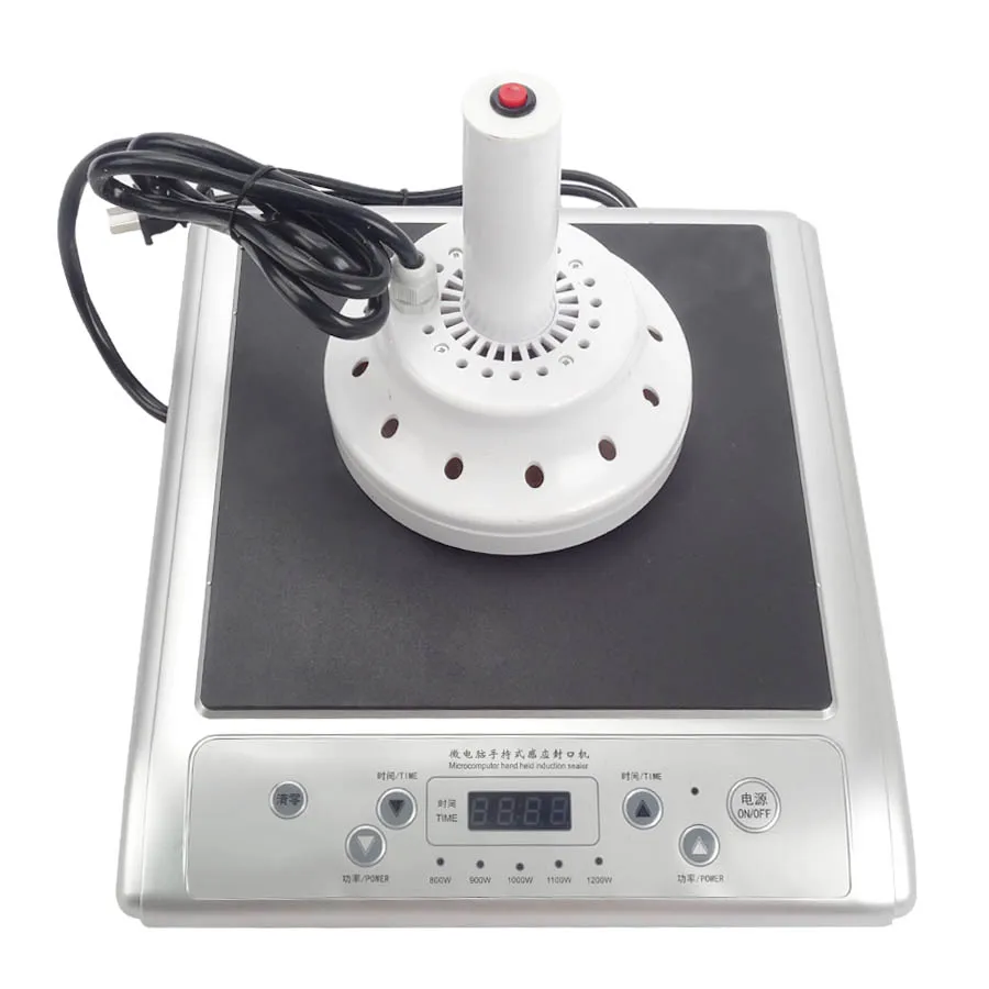 Machine électromagnétique de scellage par induction, scelleuse de bouchons en feuille d'aluminium (diamètre de scellage 20-130MM) pour appareil électrique 220V
