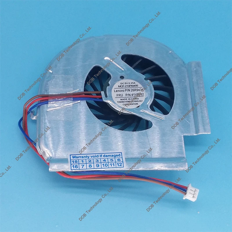 

Laptop CPU Cooling Fan for Lenovo IBM T61 T61P MCF-217PAM05 3 PIN