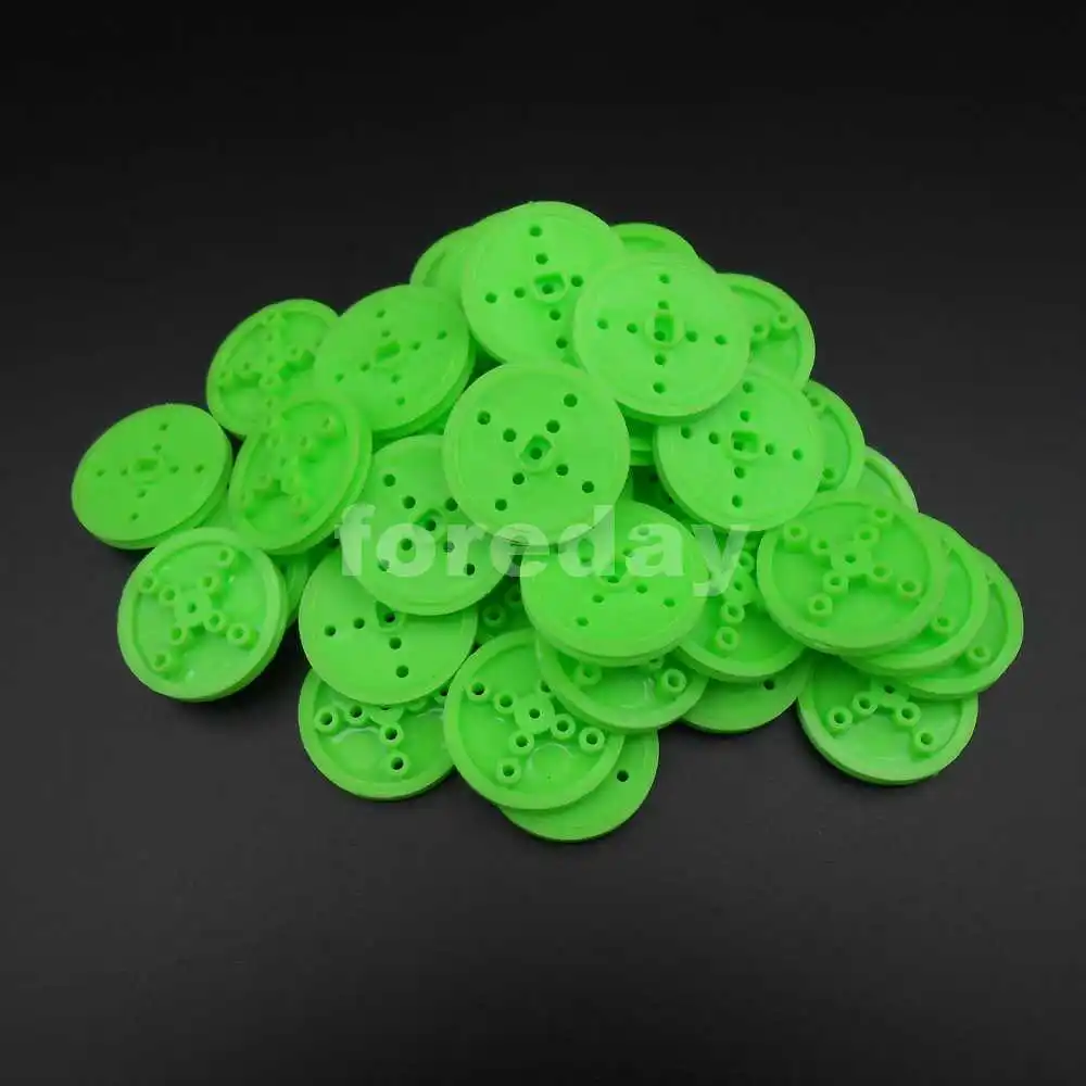 10PCS X DIY Pulley Plastic Gears Toy Wheels Concave Dia.30mm TH=4mm Aperture: 2MM ( 1.95mm ) Green Pulleys 10PCS/LOT *FD357X10