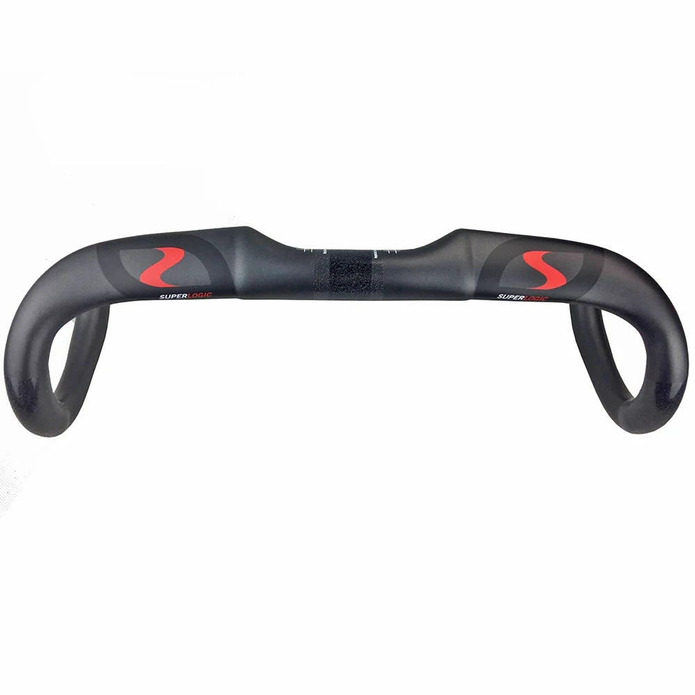 Carbon Road Handlebar bike bent bar carbon road bicycle handlebar 31.8mm* 400 420 440mm matte black Bicycle Accessories