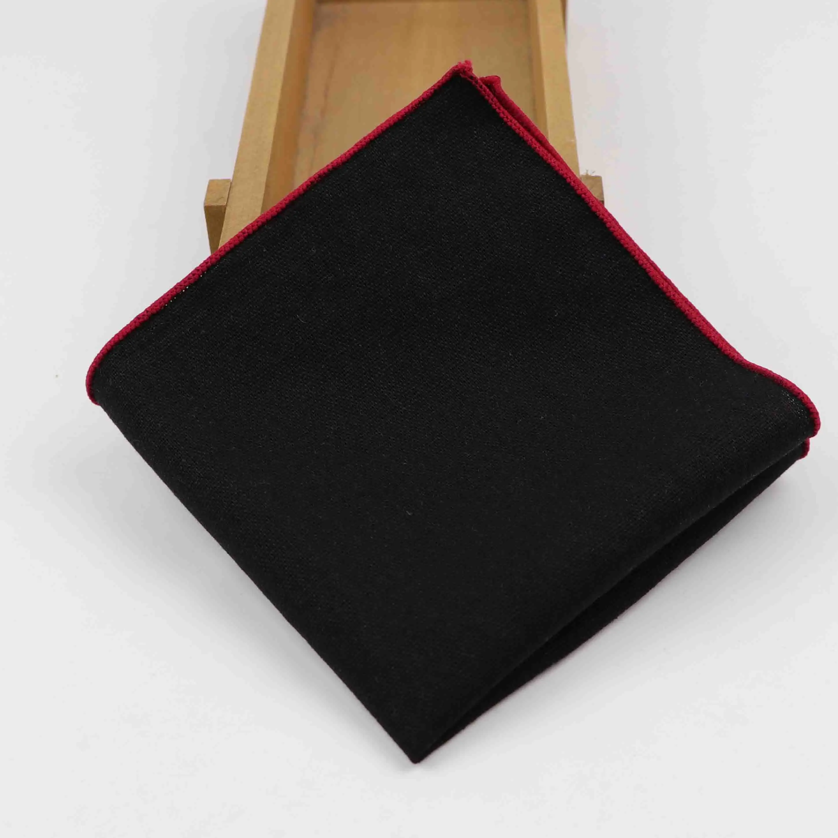 Men's Solid Cotton Handkerchiefs Pocket Square