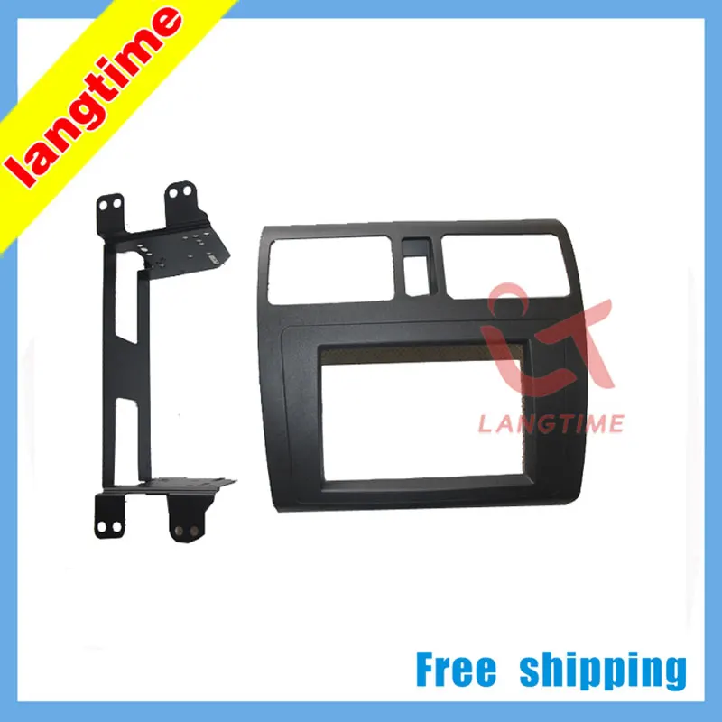 Free shipping-car refitting dvd frame front bezel audio panel fascia for 08-09 SUZUKI SWIFT,2DIN(with ventilization)