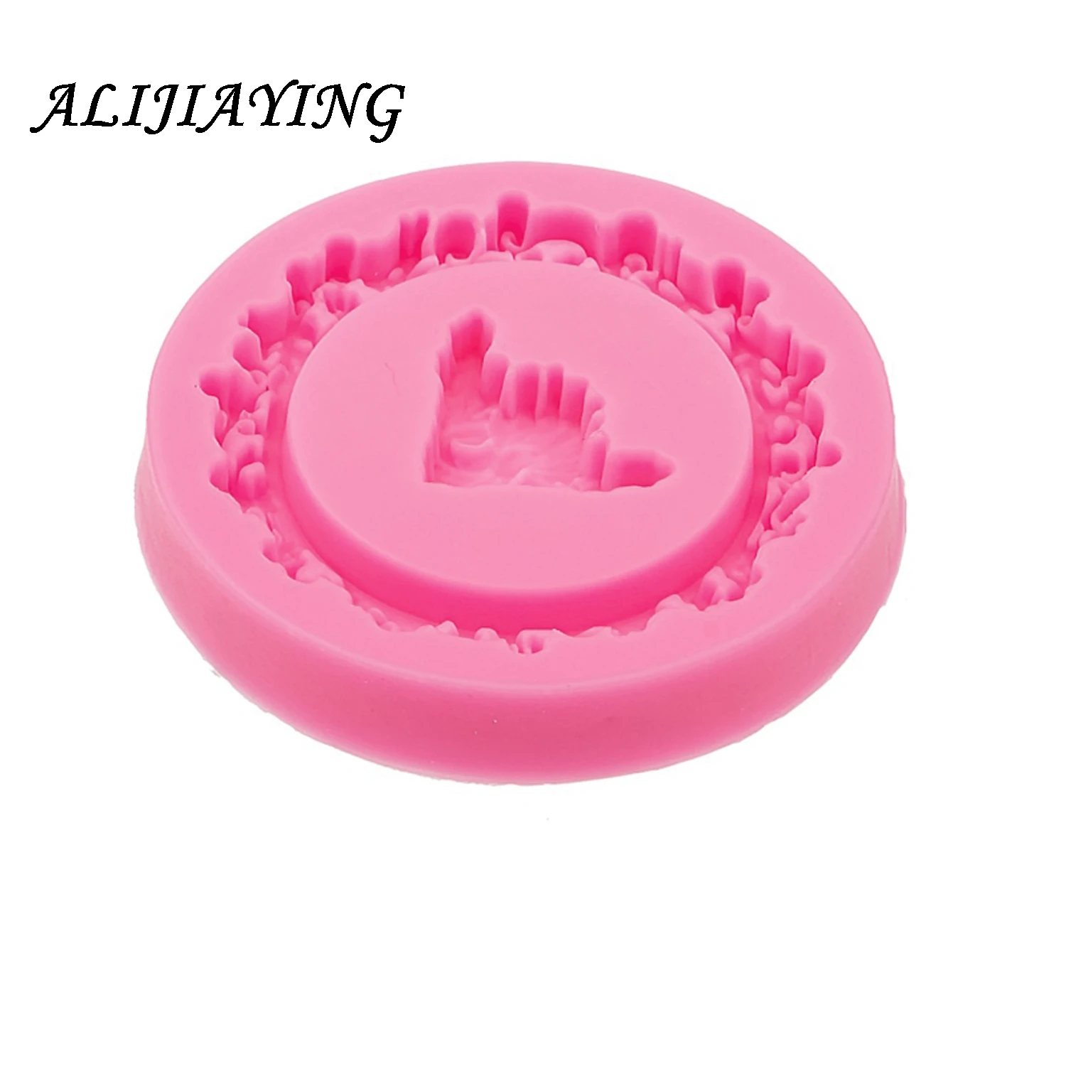 1Pcs Sugarcraft Frame silicone mold fondant mold cake decorating tools chocolate gumpaste mold Cake Border Mould D0532