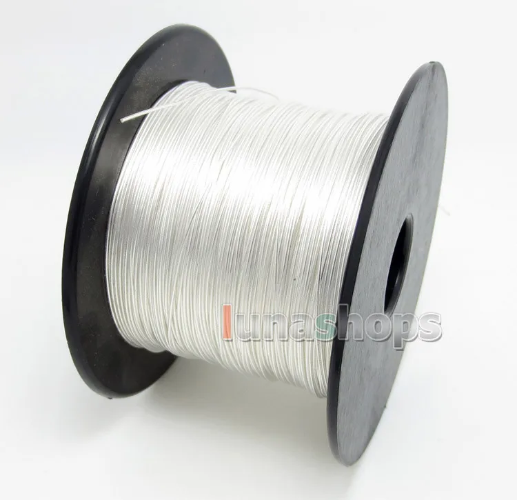 LN004489 100m 27AWG Acrolink Pure Silver + Pure Gold Signal  Wire Cable 19/0.08mm2 Dia:0.72mm For DIY