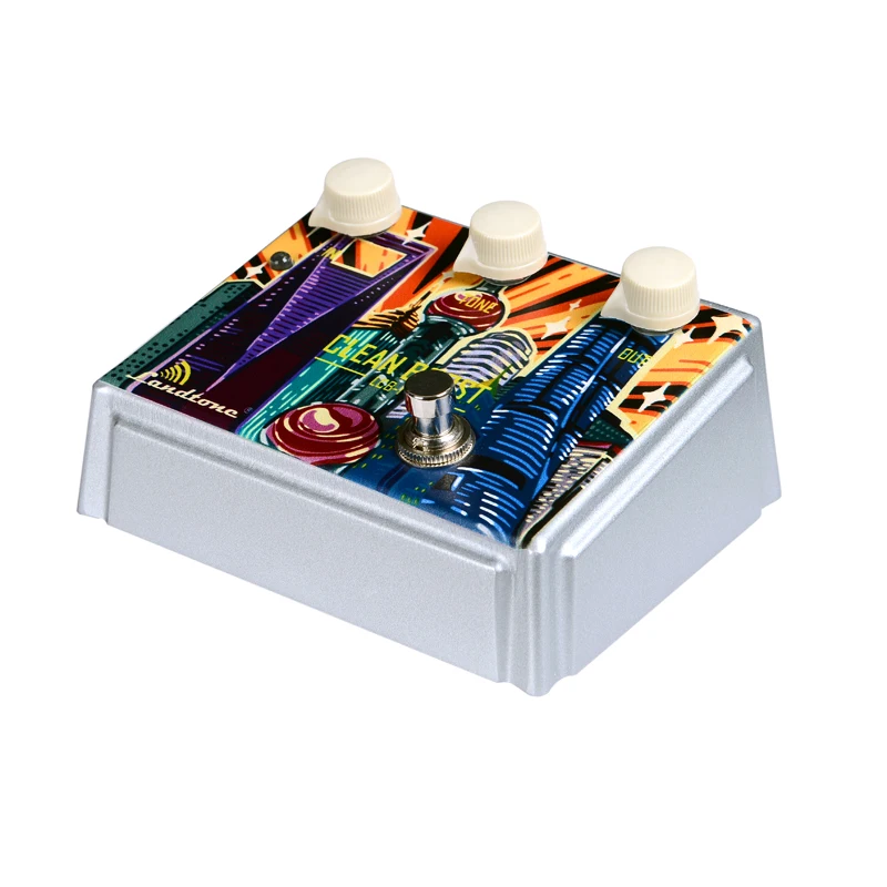 

2019 Guitar Pedal Clean Boost Effect Classic Enclosure Aluminum Box True Bypass