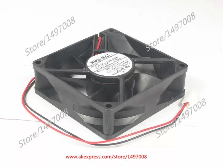 

NMB-MAT 3110KL-05W-B20 L00 DC 24V 0.09A 2-Wire 80x80x25mm Server Cooling Fan