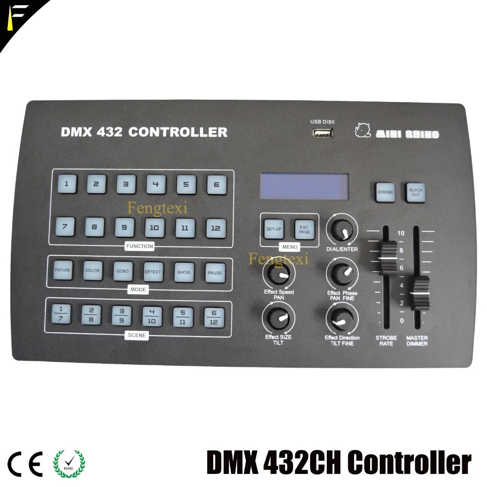 432 Channels DMX512 Light Show Build Controller 432CHS Dj Disco Stage Light Command Light Dimmer Console