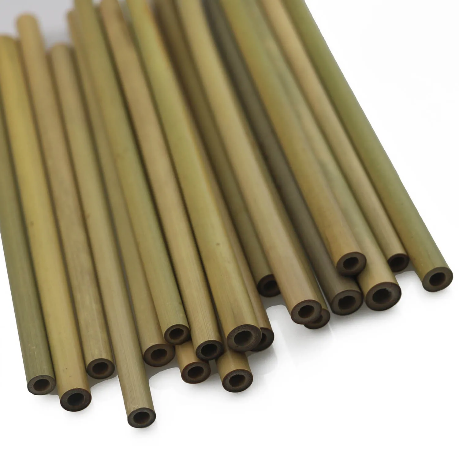 10pcs/set Bamboo Drinking Straws Reusable Eco-Friendly Straw Zero Waste Straw Home Party Camping Travel Straw with Cleaner Brush