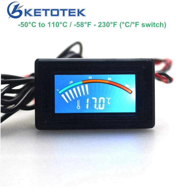 -50~110C  -58~230F LCD Digital Thermometer Temperature Meter for Car Computer Refrigerator Temperature Monitor