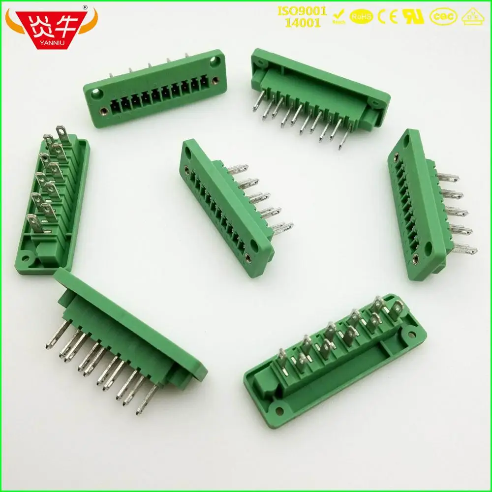 

50Pcs KF2EDGWB 3.5 2P ~ 12P PCB PLUG-IN TEMINAL BLOCKS 15CDGV 3.5mm 2PIN ~ 12PIN DFK-MC 1,5/ 2-GF-3,5 PHOENIX DEGSON KEFA