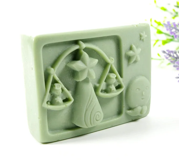 Libra constellations Mould Craft Art Silicone 3D Soap Mold Craft Molds DIY Handmade Candle Molds S393