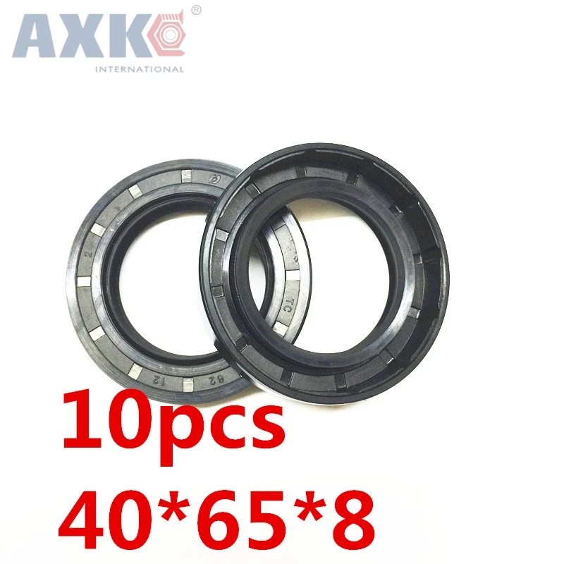 

AXK 10pcs TC40x65x8 Skeleton Oil Seal Seals high-quality Seals Radial shaft seals Nitrile rubber